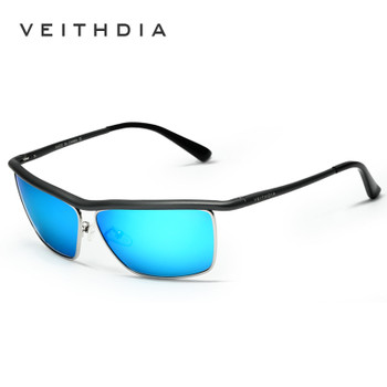 VEITHDIA Brand Aluminum Magnesium Men's Sun glasses Polarized Mirror Lens Eyewear Accessories Sunglasses For Men Oculos 6381