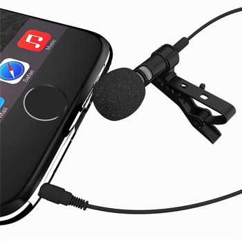 YIXIANG Mini Stereo HiFi Sound Quality Lavalier Clip-on Omni-directional Condenser Microphone For Smart Phone For PC