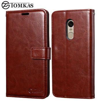 Xiaomi Redmi Note 4 Case Cover TOMKAS Original Leather Phone Bag Cover Flip Wallet Coque Case For Xiaomi Redmi Note 4 Prime