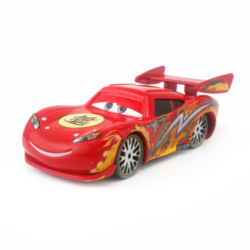 Disney Pixar Cars Dragon Lightning McQueen With Oil Stains Metal Diecast Toy Car 1:55 Loose Brand New In Stock &amp;