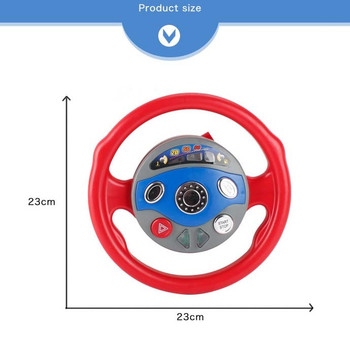 Children Electronic Backseat Driver Car Seat Steering Wheel Educational Toy Game Classic Toy Child Pretend Toy Multi functional