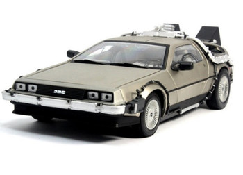 1:18 Back To The Future 2 delorean DMC-12 scifi car model