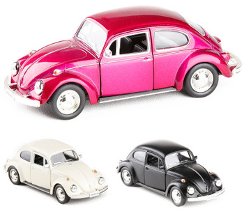 RMZ City 1/32 Beetle 1967 Alloy Diecast Classic Car Model Toy With Pull Back For Kids Christmas Gifts Toy Collection 