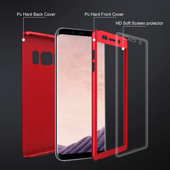 EMIUP 360 Degree Phone Cases for Samsung S7 Edge Case S6 S8 Plus Shockproof Hard Armor Cover for Samsung Galaxy J5 2016 Case