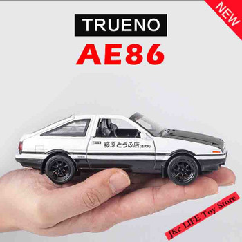 1:28 Toy Car INITIAL D AE86 Metal Toy Alloy Car Diecasts &amp; Toy Vehicles Car Model Miniature Scale Model Car Toys For Children