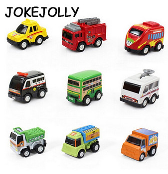 6pcs/set New Classic Boy Girl Truck Vehicle Kids Child Toy Mini Small Pull Back Car toys  plastic colorful car toy WYQ