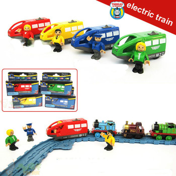 Hot Electric Magnetic Small Trains Locomotive Driver for Wooden Thomas Rail Tracks 4 Colors -Thomas EDWONE