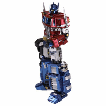 MU 3D Metal Puzzle TF Optimus Prime G1 Model YM-L03G-C DIY 3D Laser Cut Assemble Jigsaw Toys Desktop decoration GIFT For Audit