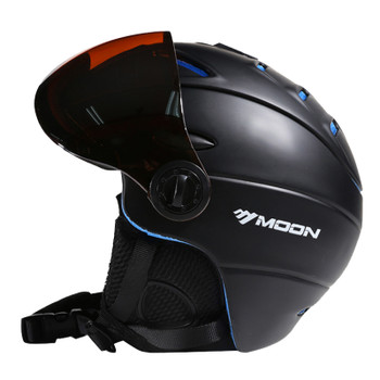 MOON Skiing Helmet Integrally-molded PC+EPS CE Certificate Adult Ski Helmet Outdoor Sports Snowboard/Skateboard Helmet