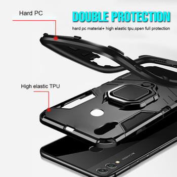 Luxury Magnetic Ring Phone Case For Huawei P20 Pro P20 Lite PC Case Cover For Huawei Mate 20 Pro Lite TPU Shockproof Soft Cases