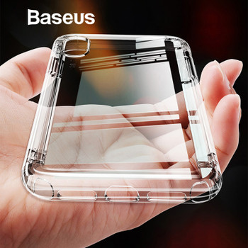 Baseus Military Level Airbag Anti Knock Case For iPhone Xs Xs Max XR 2018 Soft Silicone Transparent Protective Case For iPhoneXs