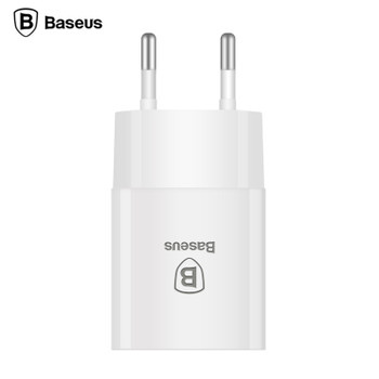 Baseus Universal USB Charger EU Plug Travel Wall Charger Adapter Smart Mobile Phone Charger For iPhone Samsung Xiaomi Tablet