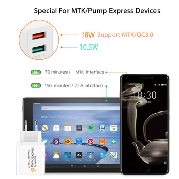 Original Usb Wall Charger Mtk Mtp Pump Express Mcharge Phone Fast Quick Charger For Meizu Oukitel Doogee Blackview Leagoo Homtom