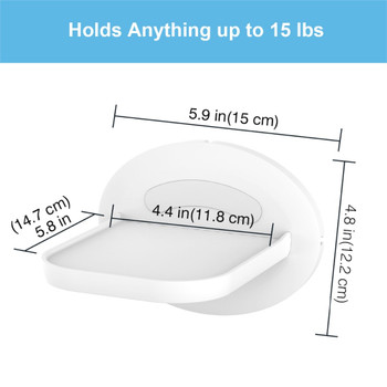 Wall Mount Shelf Holder Stand for Google Home mini Google WiFi Amazon Echo Spot Smartphones Security Cameras iPhone XS/XS Max/XR