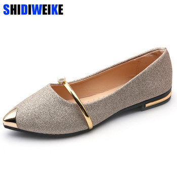Brand 2018 Spring Autumn New Ladies Flat Shoes Casual Women Shoes Comfortable Pointed Toe Flat Shoes m989