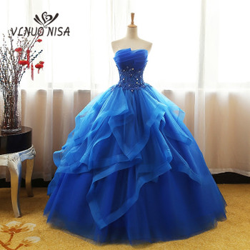 8 Layers Luxury Vintage Lace Ball Gown Quinceanera Dress Ruched Crystal Organza Vestidos De 15 Debutante Gowns Bohemia Princess