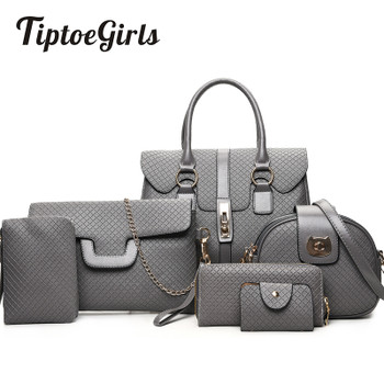 New Wild Child Bag Fashion Shoulder Diagonal Ladies Tide Fashion Six-Set Ling Check Handbag