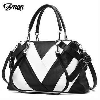 ZMQN Women Bags High Capacity Leather Handbags Mature Female Over Shoulder Bags For Womens Famous Brands Designer Handbags A857