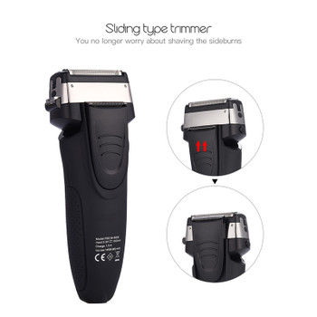 Men's Professional 3D floating Blade Electric Shaver Turbocharged Rechargeable Razor Fast Safe Face Beard Shaving Machine S50