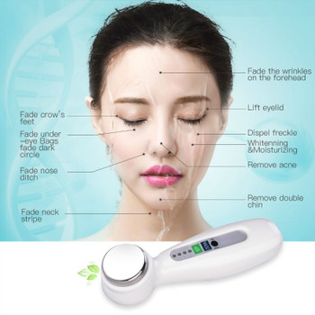 Ultrasonic Vibration Beauty Instrument Face Lift Skin Tightening Anti Aging Wrinkles Facial Deep Cleansing Skin Care Device 4546