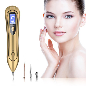 Portable LED Skin Care Tool Kits Spot Tattoo Freckle Removal Machine No Bleeding Dot Mole Laser Plasma Remover Pen  with 9 Level