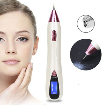 New Face Makeup Tools Freckle Moles Removal Laser USB Pen LCD Display Sweep Mole Dark Spot Remover Machine Charged Dot Mole Pen