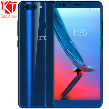Original ZTE V9 Mobile Phone 5.7" 18:9 full screen 4GB RAM 64GB ROM Android Octa Core Dual Rear Camrea 16MP+5.0MP 3100mAh phone