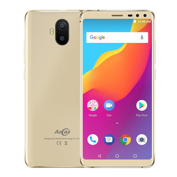 AllCall S1 5.5" 18:9 Mobile Phone 2GB RAM 16GB ROM Android 8.1 MTK6580A Quad Core Four Camera Dual 8MP+2MP 5000mAh Smartphone