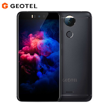 Original Geotel AMIGO Fingerprint Smartphone 5.2 Inch HD MTK6753 Octa Core Android 7.0 3GB RAM 32GB ROM 13MP Cam 4G Mobile Phone