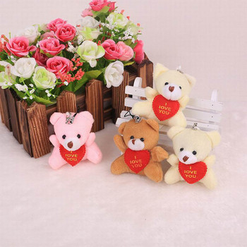 New 40pcs/lot 5.5cm lovely plush teddy bear,small plush bears for children Gifts Plush Toys  Wedding Decoration  phone pandents