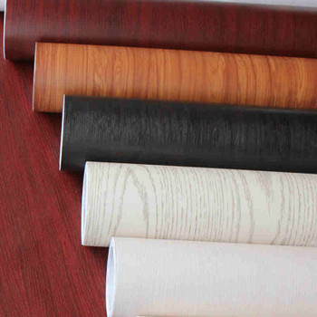 Thick waterproof self - adhesive wallpaper color film film old furniture wardrobe desk renovation stickers wood grain -472