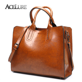 ACELURE Leather Handbags Big Women Bag High Quality