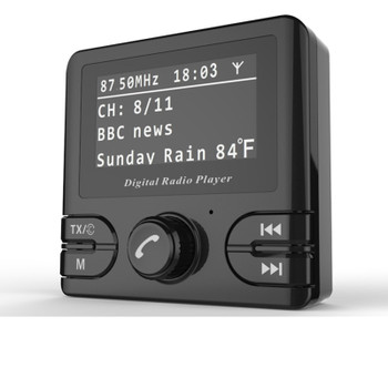 Car Dab GPS Receiver DAB/DAB+ In-car Radio Bluetooth Wireless FM Transmitter DAB+ Autoradio Adapter Tuner Audio Output 