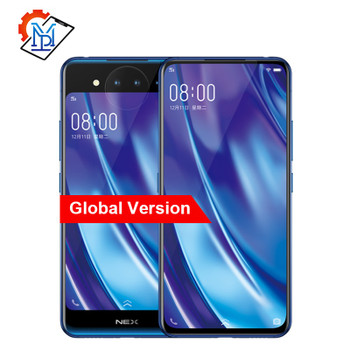 Global Vivo NEX 2 Dual Display Cell Phone 6.39" 10G RAM 128G ROM Snapdragon 845 Octa Core Android 9.0 3D TOF Cameras Smartphone