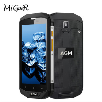 Original AGM A8 IP68 Waterproof Android 7.0 MSM8916 Quad Core 1.2GHz 5.0 Inch 4GB RAM 64GB ROM 13.0MP 4050mAh 4G LTE Cellphone