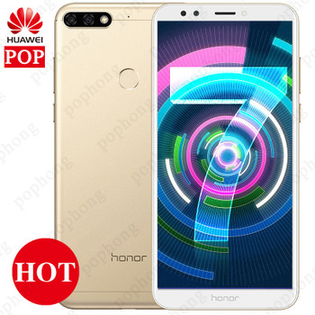 Huawei Honor 7C Global Firmware Full Screen 5.99 Face ID Smartphone Android 8.0 Qualcomm 450 1.8GHz*8 13MP 2 Rear Cams