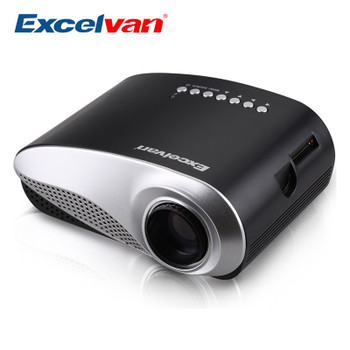 Excelvan RD802 Portable Projector Home Theater LED&amp;LCD Projector 480*320P USB/VGA/HDMI Input, Build-in Speaker Video Projector