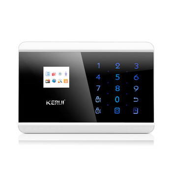 FUERS IOS Android APP Touch Keypad TFT display 99 Wireless Zone GSM/PSTN/SMS Home PIR Voice Burglar Alarm Security System