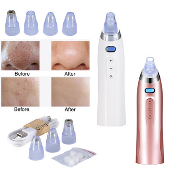 Face Pore Cleaner Blackhead Remover Vacuum Comedo Suction Diamond Dermabrasion Facial Cleaning Beauty Machine HS11