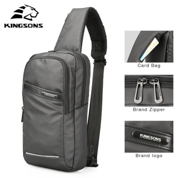 Kingsons 2018 New Single Shoulder Messenger bag Men Women Casual Laptop Backpack  10/10.1 inch Tablet PC Laptop Bag for iPad 9.7