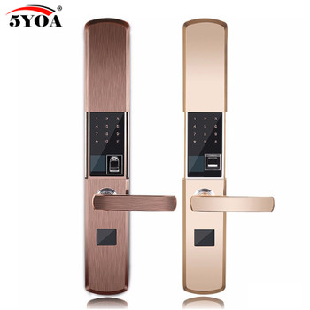 Fingerprint Lock For Home Anti-theft Door Lock Keyless Smart Lock With Digital Password RFID Unlocked