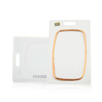 100pcs 5YOA EM4100 Badge 125khz ID Keyfob RFID llaveros llavero Porta Chave Card Thick Proximity