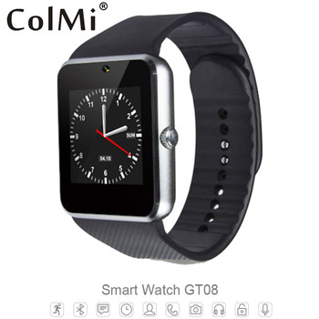 ColMi Smart Watch GT08 Clock Support Sim TF Card Slot Push Message Bluetooth Connectivity Android Phone A1 similar Smartwatch