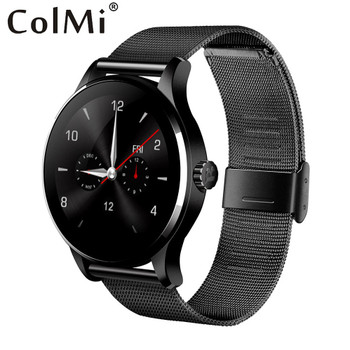 ColMi K88H Plus Smart Watch 1.22 Inch Round Screen Support Heart Rate Monitor Bluetooth MTK2502C Wristwatch For IOS Android