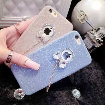 Cute Glitter Phone Bag for iphone 5s 5 SE Soft Silicone Girly Cover Bling Diamond for iphone 7 8 X 6s 6 6 plus 6s plus Capa 