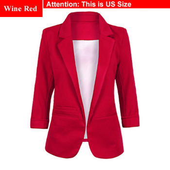 Ladies Plus Size Yellow Blazer Feminino Formal Jacket Women'S White Blazer Female Blue Women Suit Office Ladies 2018