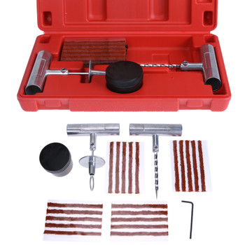 Motorcycle Car Tubeless Tyre Puncture Repair Kit Tire Tool Plug VehicleEmergency Fix Tools Car Accessories ME3L