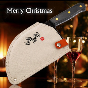 Chinese Cleaver Handmade Kitchen Knives Chef Cooking Tools Christmas Gift Vegetables Meat Slicing Knife Camping BBQ Outdoor Pro 
