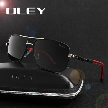 OLEY Brand Polarized Sunglasses Men New Fashion Eyes Protect Sun Glasses With Accessories Unisex driving goggles oculos de sol 