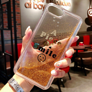 Luxury Bling Foil Paillette Flowing Liquid Case for iPhone X 10 7 8 6s Plus Silicone Clear Cover Dynamic Sand Flowing Quicksand